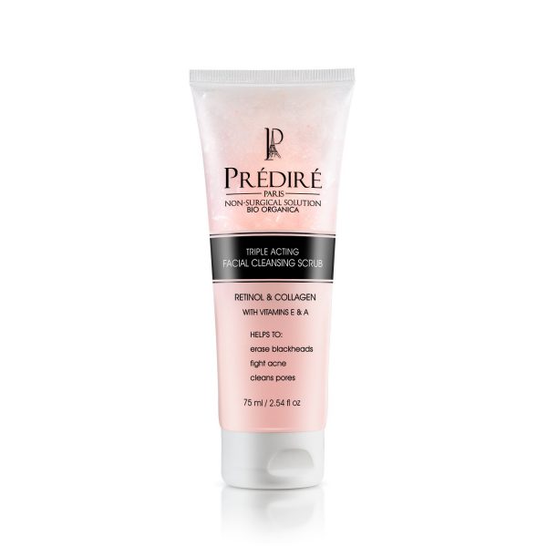 Triple Acting Facial Cleansing Scrub Powered by Bio Organica Collagen Technology