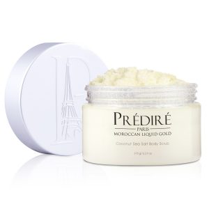 Coconut Sea Salt Exfoliating Body Scrub with Argan Oil & Vitamin E Booster